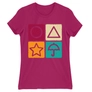 Kép 12/22 - Pink Nyerd meg az életed női rövid ujjú póló - Sugar honeycomb symbols