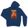 Királykék Stranger Things unisex kapucnis pulóver - Eddie Munson Poster