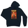 Sötétkék Stranger Things unisex kapucnis pulóver - Eddie Munson Poster