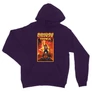 Sötétlila Stranger Things unisex kapucnis pulóver - Eddie Munson Poster
