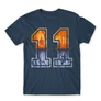 Denim Stranger Things férfi rövid ujjú póló - Eleven Numbers