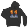 Sötétszürke Stranger Things unisex kapucnis pulóver - Eleven Numbers