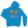 Zafírkék Stranger Things unisex kapucnis pulóver - Eleven Numbers