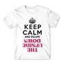 Stranger Things férfi rövid ujjú póló - Keep Calm Upside Down
