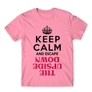 Kép 23/24 - Világos rózsaszín Stranger Things férfi rövid ujjú póló - Keep Calm Upside Down