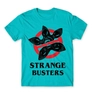 Kép 4/24 - Atollkék Stranger Things férfi rövid ujjú póló - Strange Busters