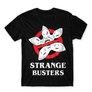 Kép 1/24 - Fekete Stranger Things férfi rövid ujjú póló - Strange Busters