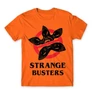 Narancs Stranger Things férfi rövid ujjú póló - Strange Busters