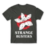 Kép 18/24 - Sötétszürke Stranger Things férfi rövid ujjú póló - Strange Busters