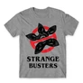 Sportszürke Stranger Things férfi rövid ujjú póló - Strange Busters