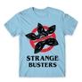 Kép 22/24 - Világoskék Stranger Things férfi rövid ujjú póló - Strange Busters