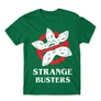 Zöld Stranger Things férfi rövid ujjú póló - Strange Busters