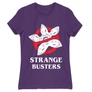 Kép 14/18 - Sötétlila Stranger Things női rövid ujjú póló - Strange Busters