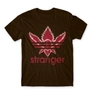 Kép 1/13 - Barna Stranger Things férfi rövid ujjú póló - Stranger Adidas