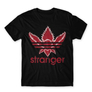 Kép 5/14 - Fekete Stranger Things férfi rövid ujjú póló - Stranger Adidas