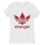 Fehér Stranger Things női rövid ujjú póló - Stranger Adidas