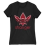 Kép 8/21 - Fekete Stranger Things női rövid ujjú póló - Stranger Adidas