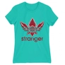Kép 17/21 - Türkiz Stranger Things női rövid ujjú póló - Stranger Adidas