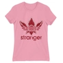 Kép 20/21 - Világos rózsaszín Stranger Things női rövid ujjú póló - Stranger Adidas
