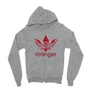 Sportszürke Stranger Things zipzáros pulóver - Stranger Adidas