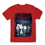 Piros Stranger Things férfi rövid ujjú póló - Stranger Gravity Falls