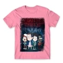 Világos rózsaszín Stranger Things férfi rövid ujjú póló - Stranger Gravity Falls