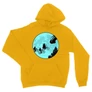 Sárga Stranger Things unisex kapucnis pulóver - Stranger Moon