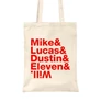 Homok Stranger Things vászontáska - Stranger Names