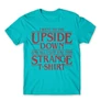 Atollkék Stranger Things férfi rövid ujjú póló - Stranger T-shirt