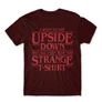Bordó Stranger Things férfi rövid ujjú póló - Stranger T-shirt