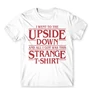 Fehér Stranger Things férfi rövid ujjú póló - Stranger T-shirt