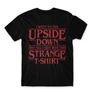 Fekete Stranger Things férfi rövid ujjú póló - Stranger T-shirt