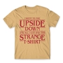 Kép 10/24 - Homok Stranger Things férfi rövid ujjú póló - Stranger T-shirt