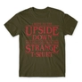 Kép 11/24 - Khaki Stranger Things férfi rövid ujjú póló - Stranger T-shirt