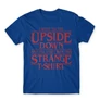 Királykék Stranger Things férfi rövid ujjú póló - Stranger T-shirt