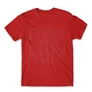 Piros Stranger Things férfi rövid ujjú póló - Stranger T-shirt