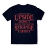 Sötétkék Stranger Things férfi rövid ujjú póló - Stranger T-shirt
