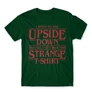 Sötétzöld Stranger Things férfi rövid ujjú póló - Stranger T-shirt