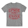 Sportszürke Stranger Things férfi rövid ujjú póló - Stranger T-shirt