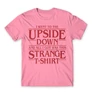 Világos rózsaszín Stranger Things férfi rövid ujjú póló - Stranger T-shirt