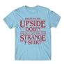 Világoskék Stranger Things férfi rövid ujjú póló - Stranger T-shirt