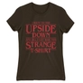 Kép 5/18 - Barna Stranger Things női rövid ujjú póló - Stranger T-shirt