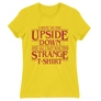 Kép 6/18 - Citromsárga Stranger Things női rövid ujjú póló - Stranger T-shirt