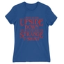 Kép 9/18 - Királykék Stranger Things női rövid ujjú póló - Stranger T-shirt