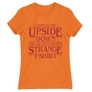 Kép 10/18 - Narancs Stranger Things női rövid ujjú póló - Stranger T-shirt