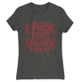 Kép 15/18 - Sötétszürke Stranger Things női rövid ujjú póló - Stranger T-shirt