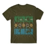 Khaki Stranger Things férfi rövid ujjú póló - Stranger Sweater