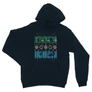 Sötétkék Stranger Things unisex kapucnis pulóver - Stranger Sweater