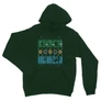 Sötétzöld Stranger Things unisex kapucnis pulóver - Stranger Sweater