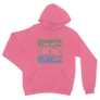 Világos rózsaszín Stranger Things unisex kapucnis pulóver - Stranger Sweater